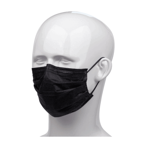 Black face masks